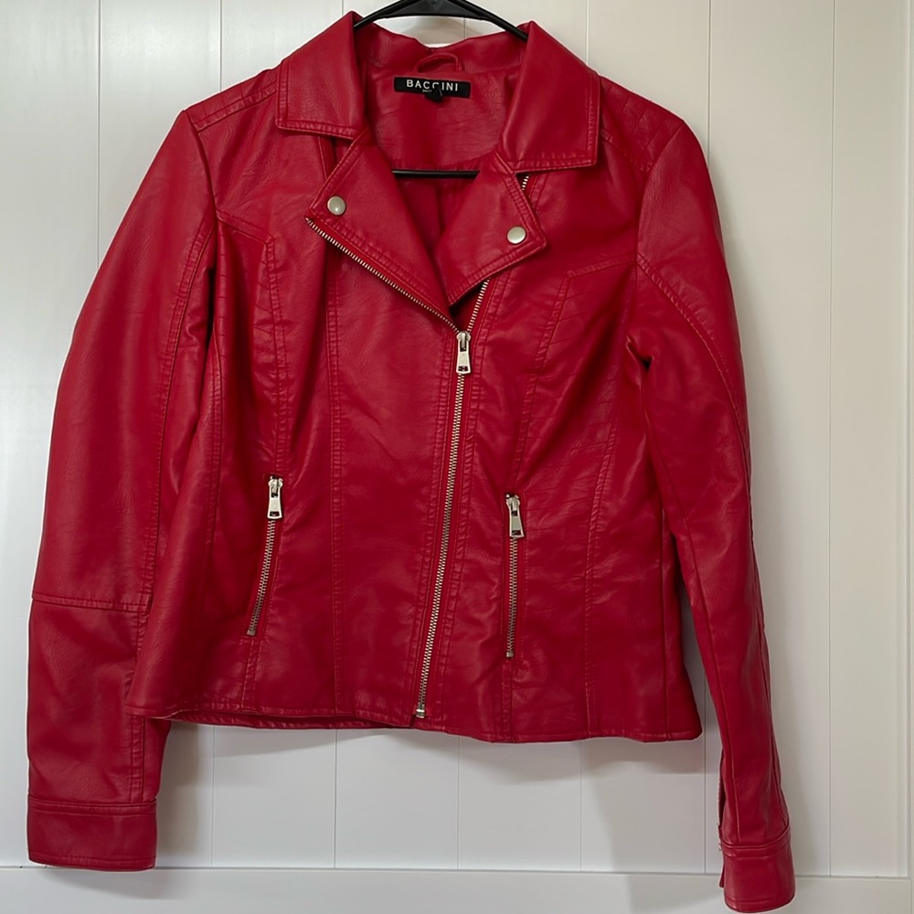 Red Valentine Leather Jacket